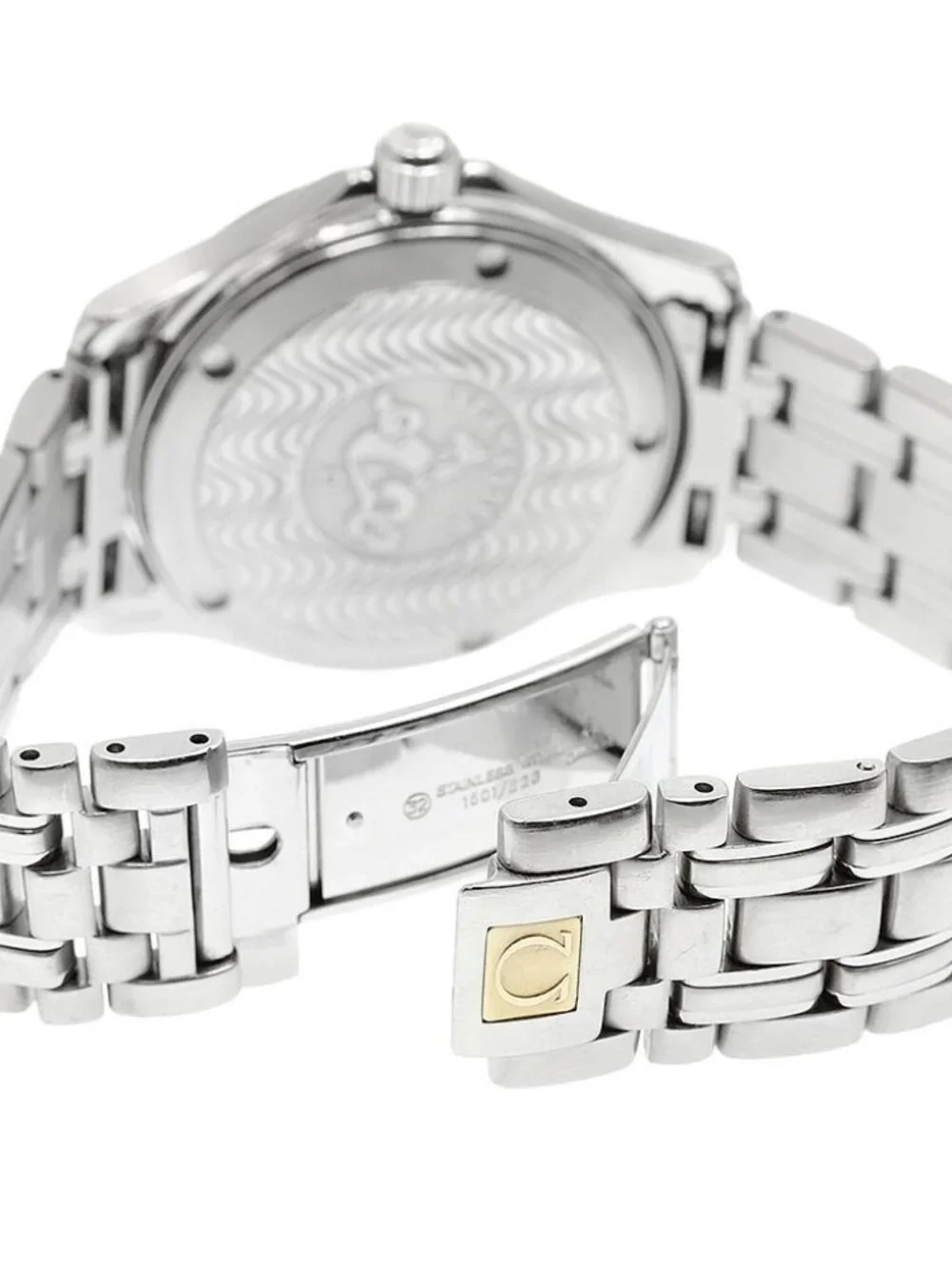 OMEGA Seamaster120 2511.81 Date Navy Dial Quartz Men's Watch_972103